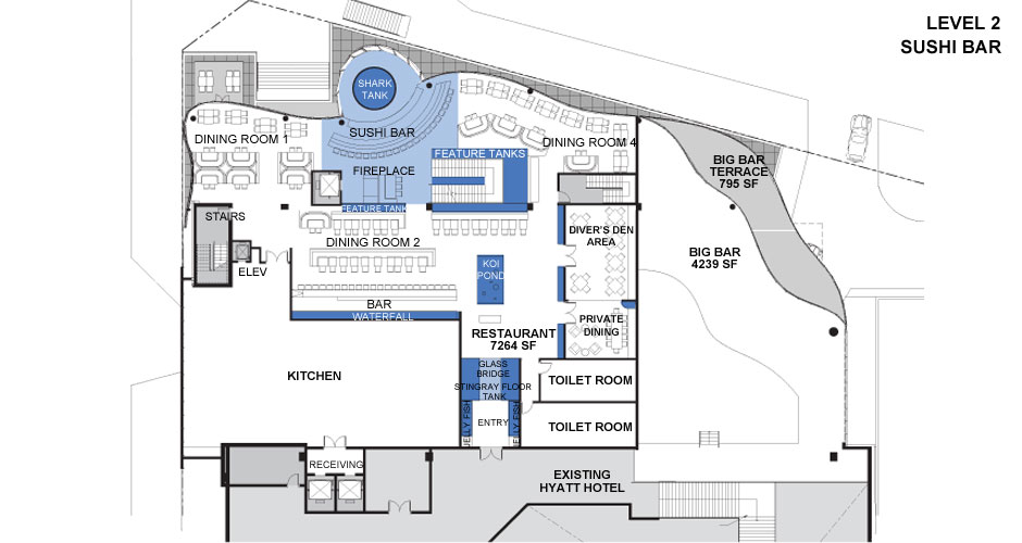 Sushi Bar Floor Plan