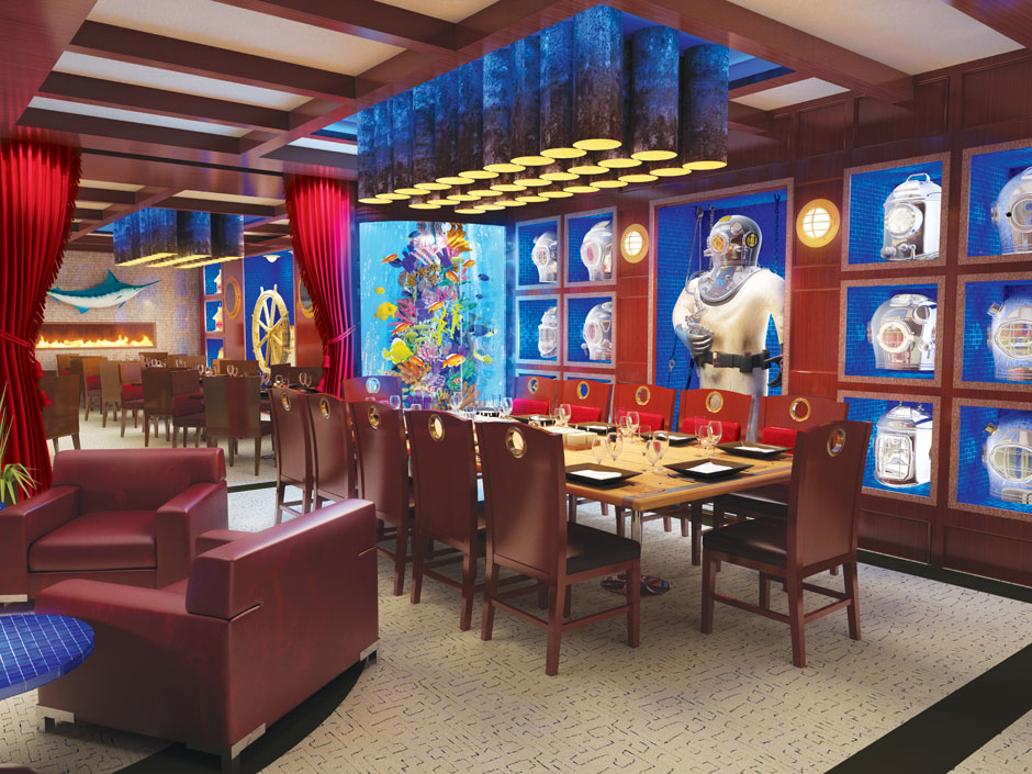 Diver's Den and Private Dining Rendering