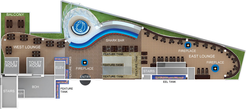 Ground level floor plan