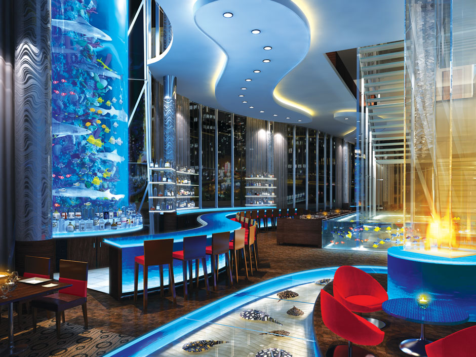 Shark Reef Lounge and Shark Bar Rendering