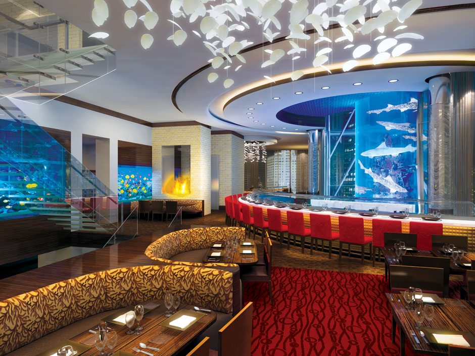 Seascape Dining and Sushi Bar Rendering